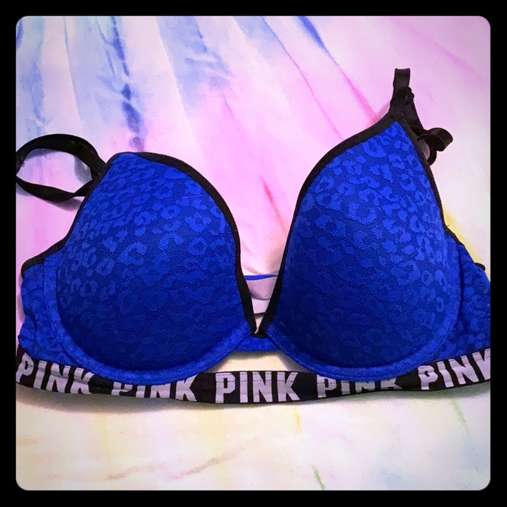 Pink Victoria’s Secret Wear Everywhere Push-Up Bra